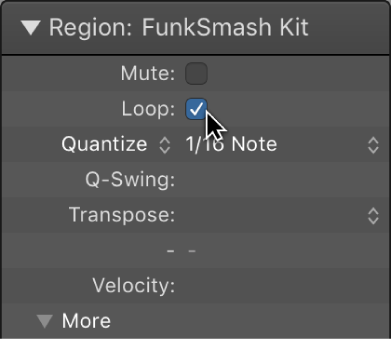 Logic Pro course notes - Working with Regions