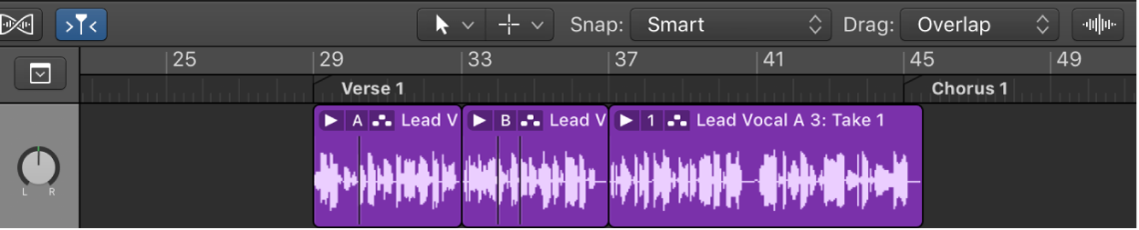Logic Pro course notes - Working with Regions
