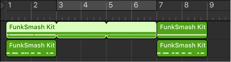 Logic Pro course notes - Working with Regions