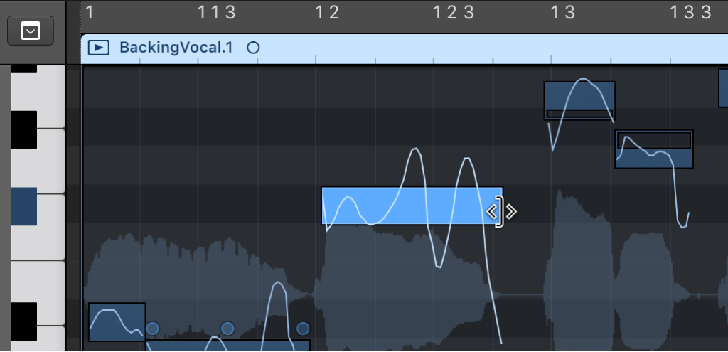 Logic Production course notes - Flex Pitch, Quantizing Audio & Varispeed