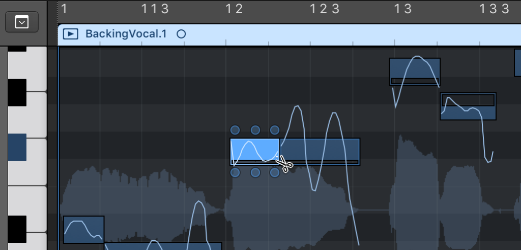 Logic Production course notes - Flex Pitch, Quantizing Audio & Varispeed