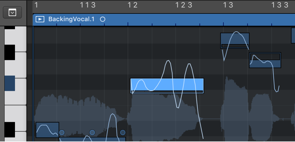 Logic Production course notes - Flex Pitch, Quantizing Audio & Varispeed