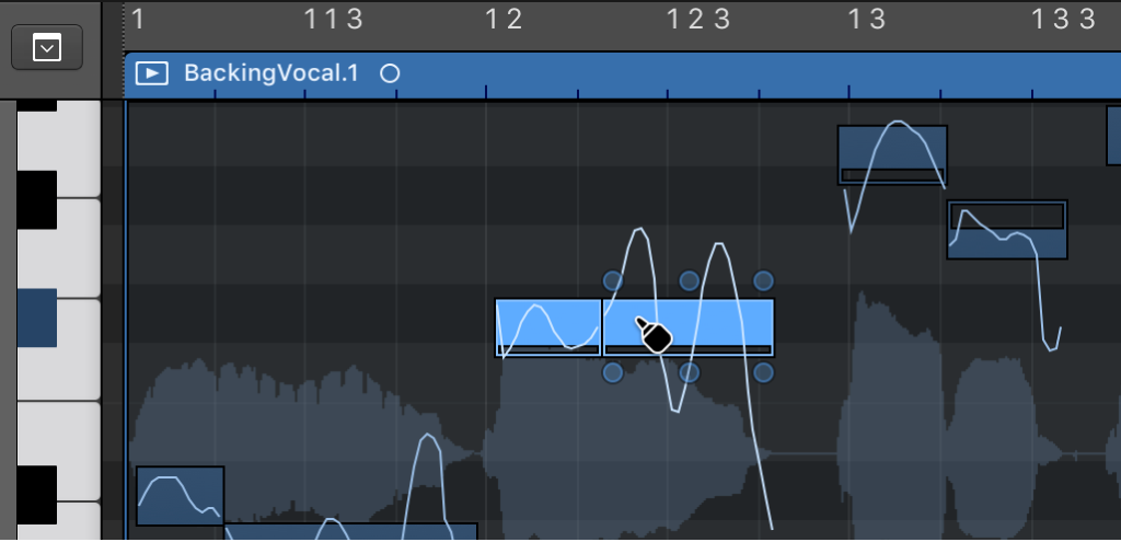 Logic Production course notes - Flex Pitch, Quantizing Audio & Varispeed