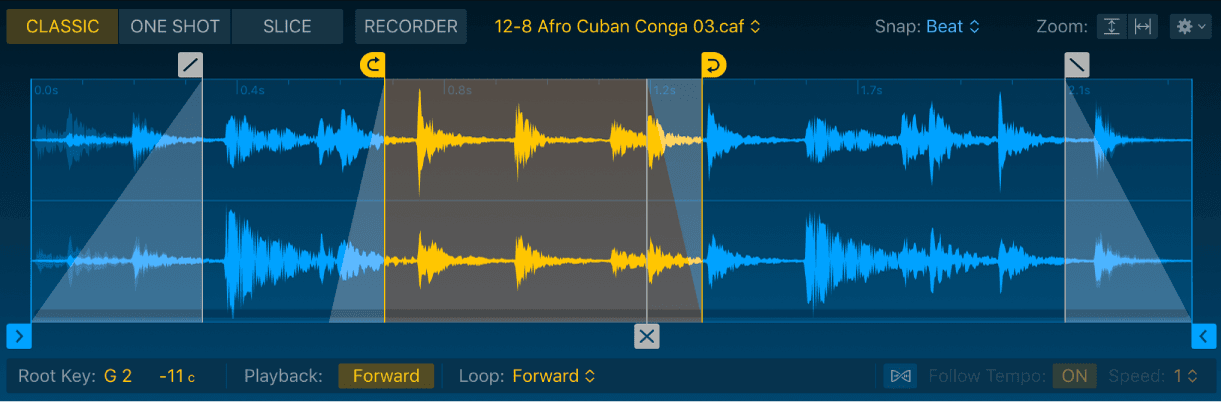 Logic Production course notes - Sampling: Quick Sampler