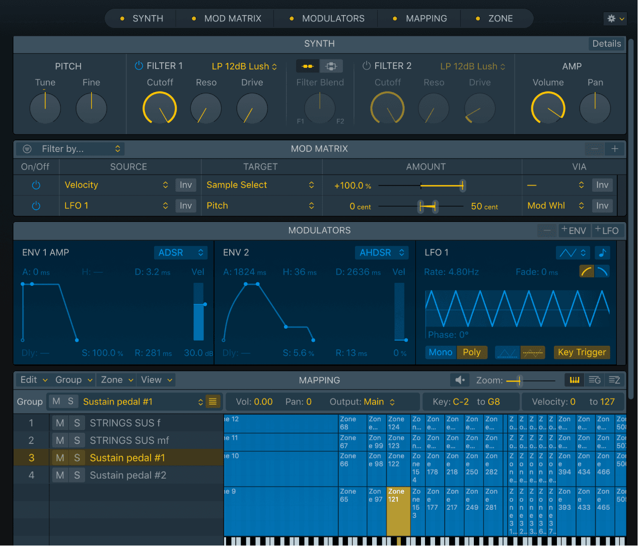 Logic Production course notes - Sampling: Sampler