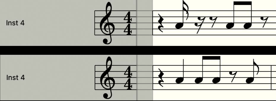 Logic Production course notes - The Score Editor