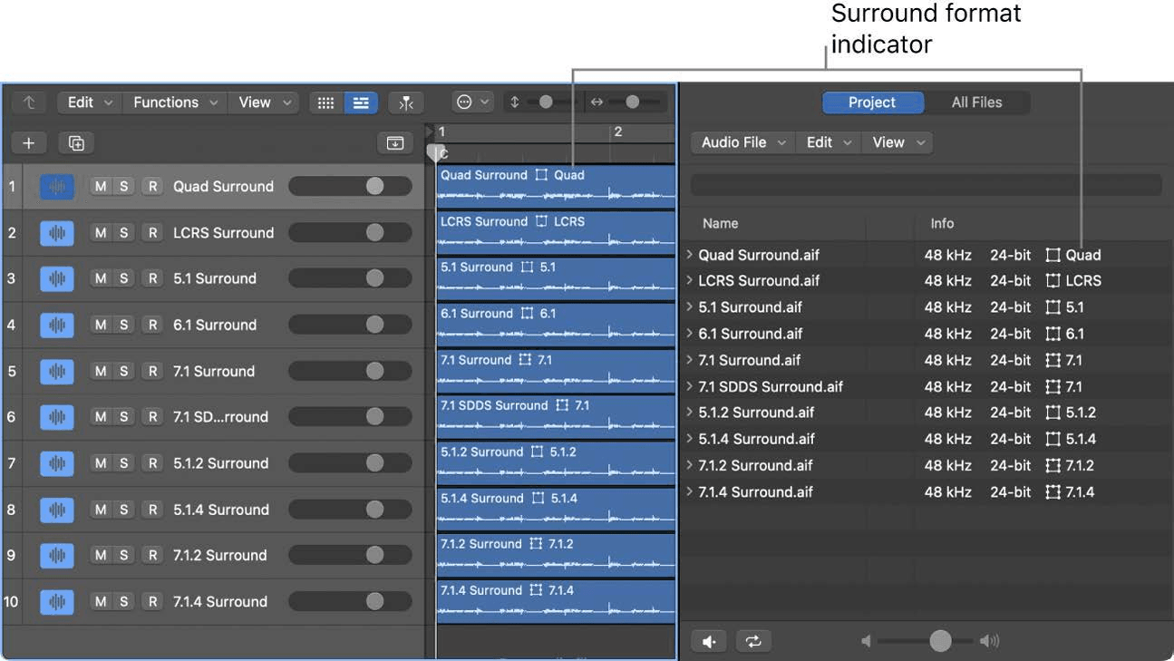 Logic Production course notes - Spatial Audio and Dolby Atmos