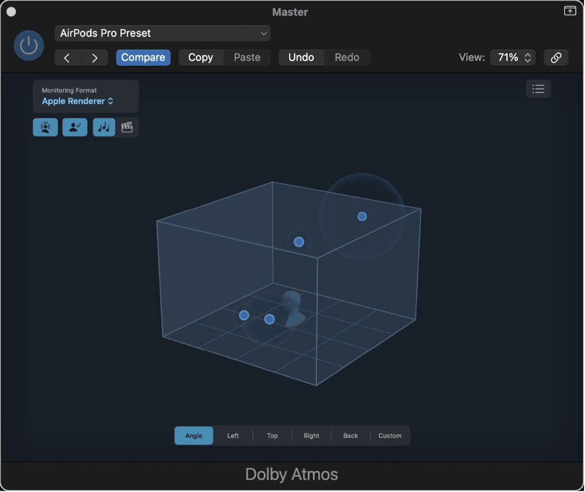 Logic Production course notes - Spatial Audio and Dolby Atmos