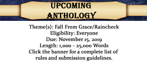 Upcoming Anthologies Fall From Grace and Raincheck