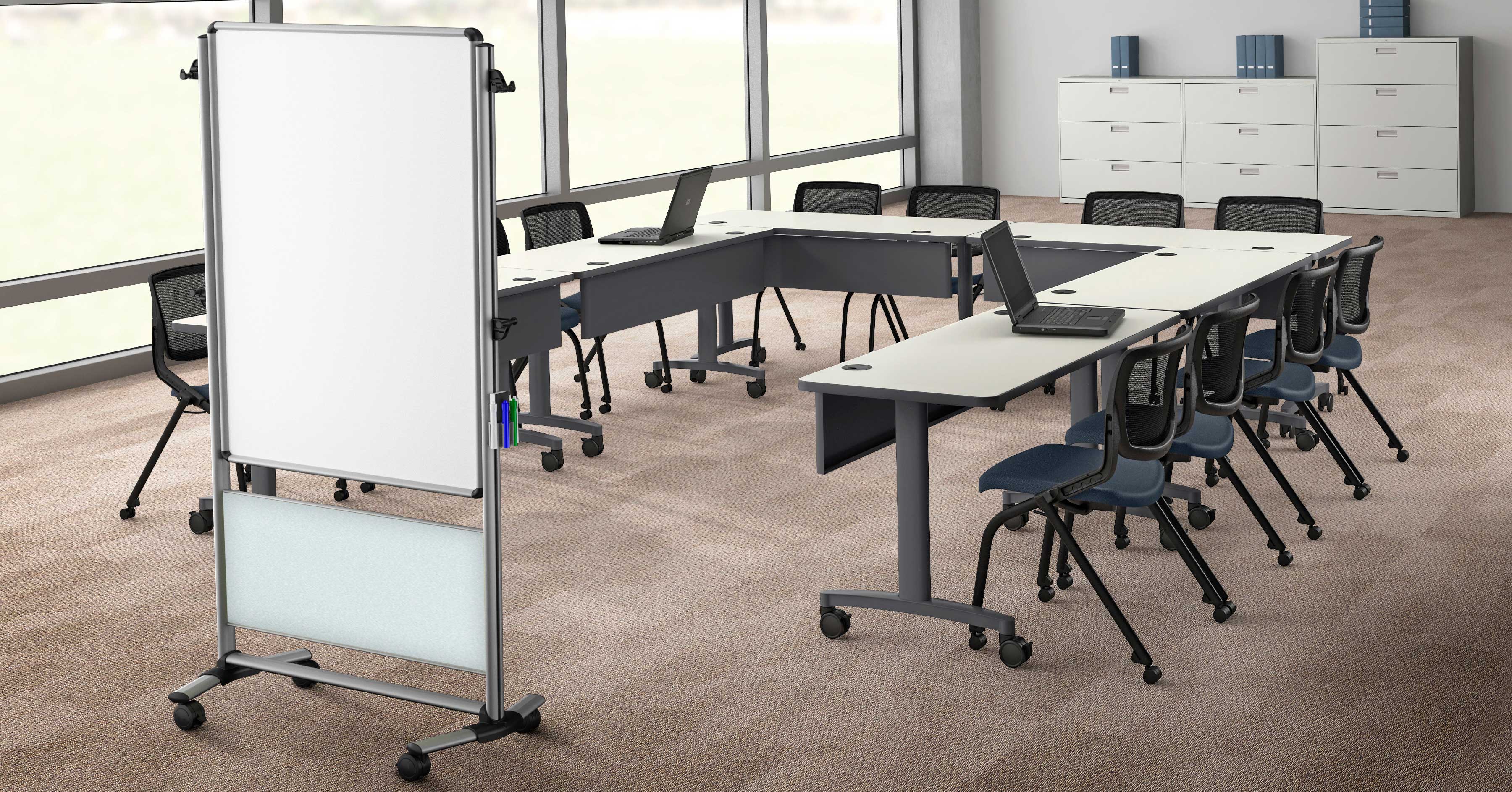 Nexus Easel Reversible Mobile Whiteboards Ghent