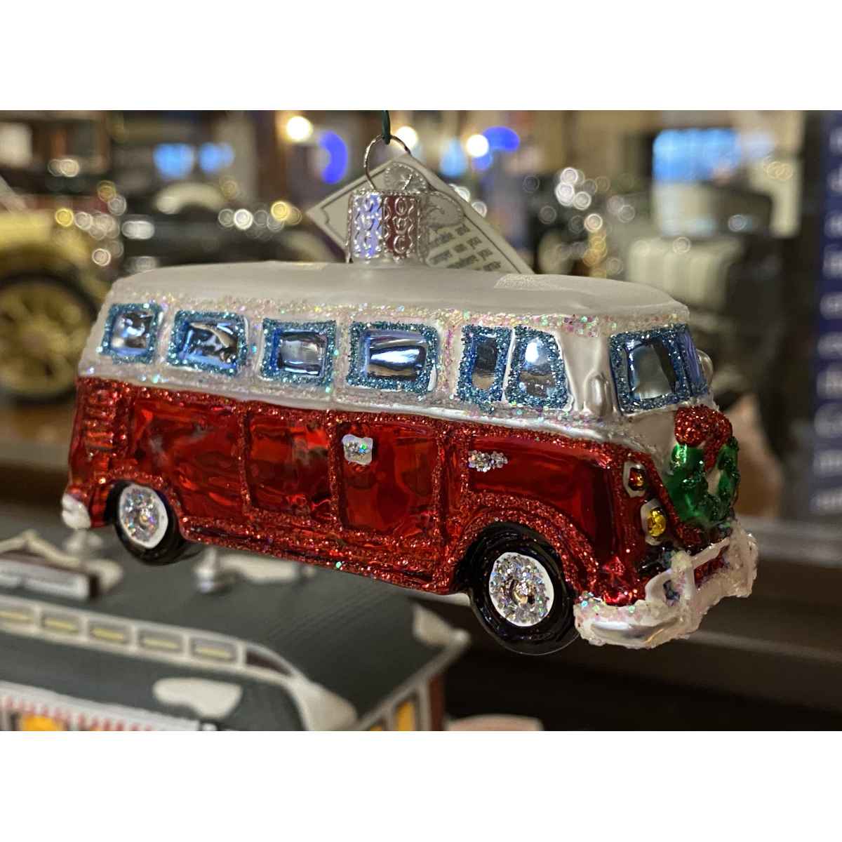 Gilmore Car Museum Camper Van Christmas Ornament