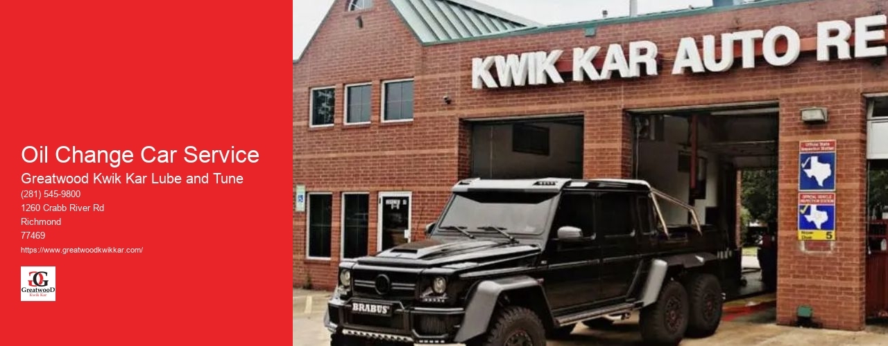 Oil Change Car Service