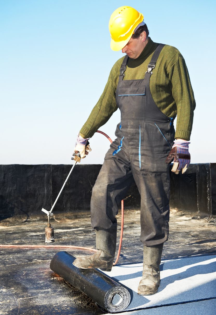 How do you assess gutter damage before cleaning?