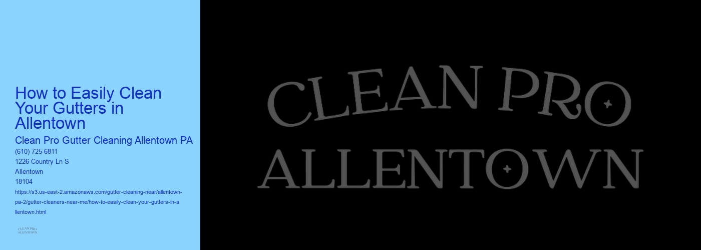 How to Easily Clean Your Gutters in Allentown 