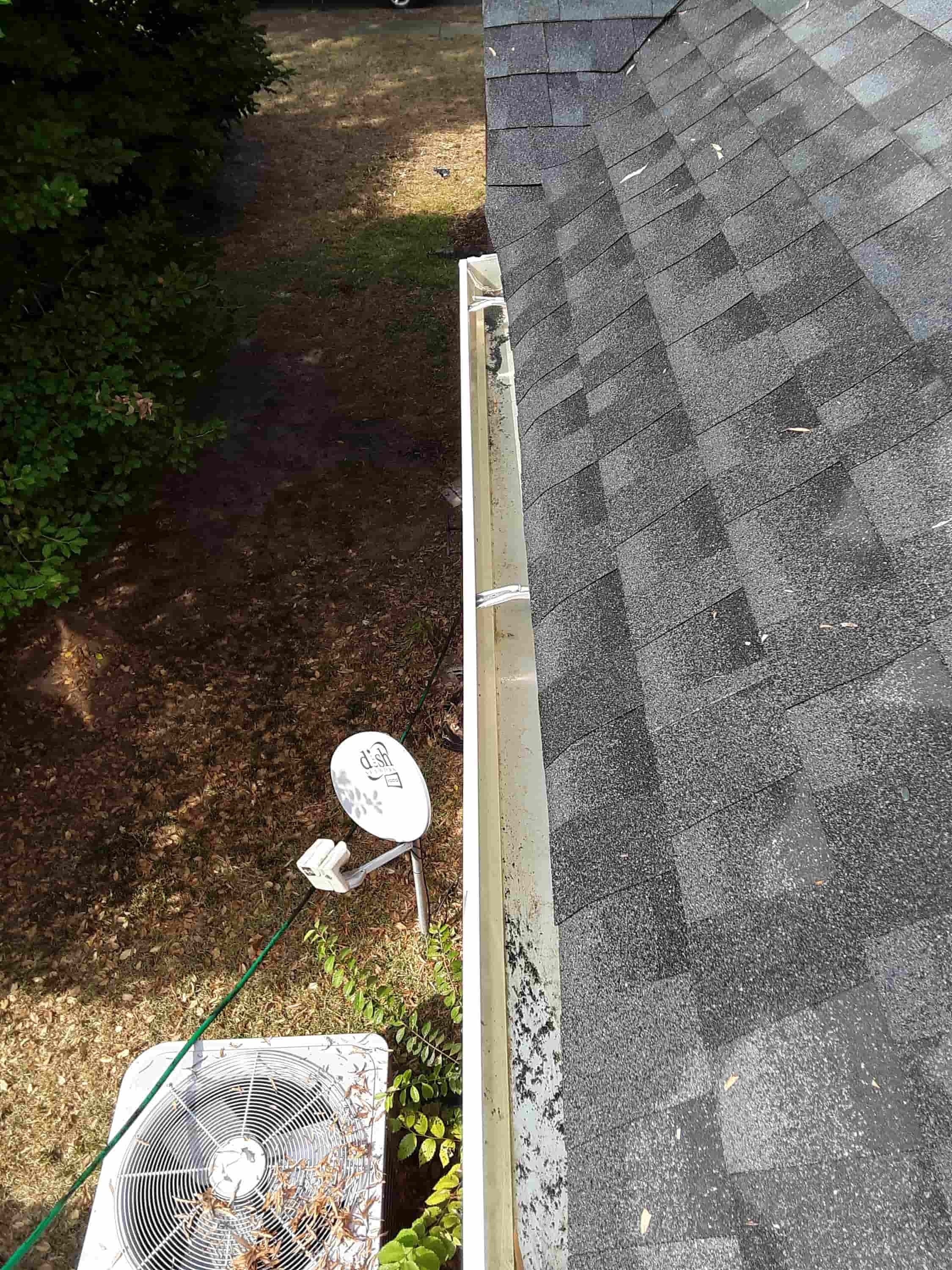 unclog gutter downspouts