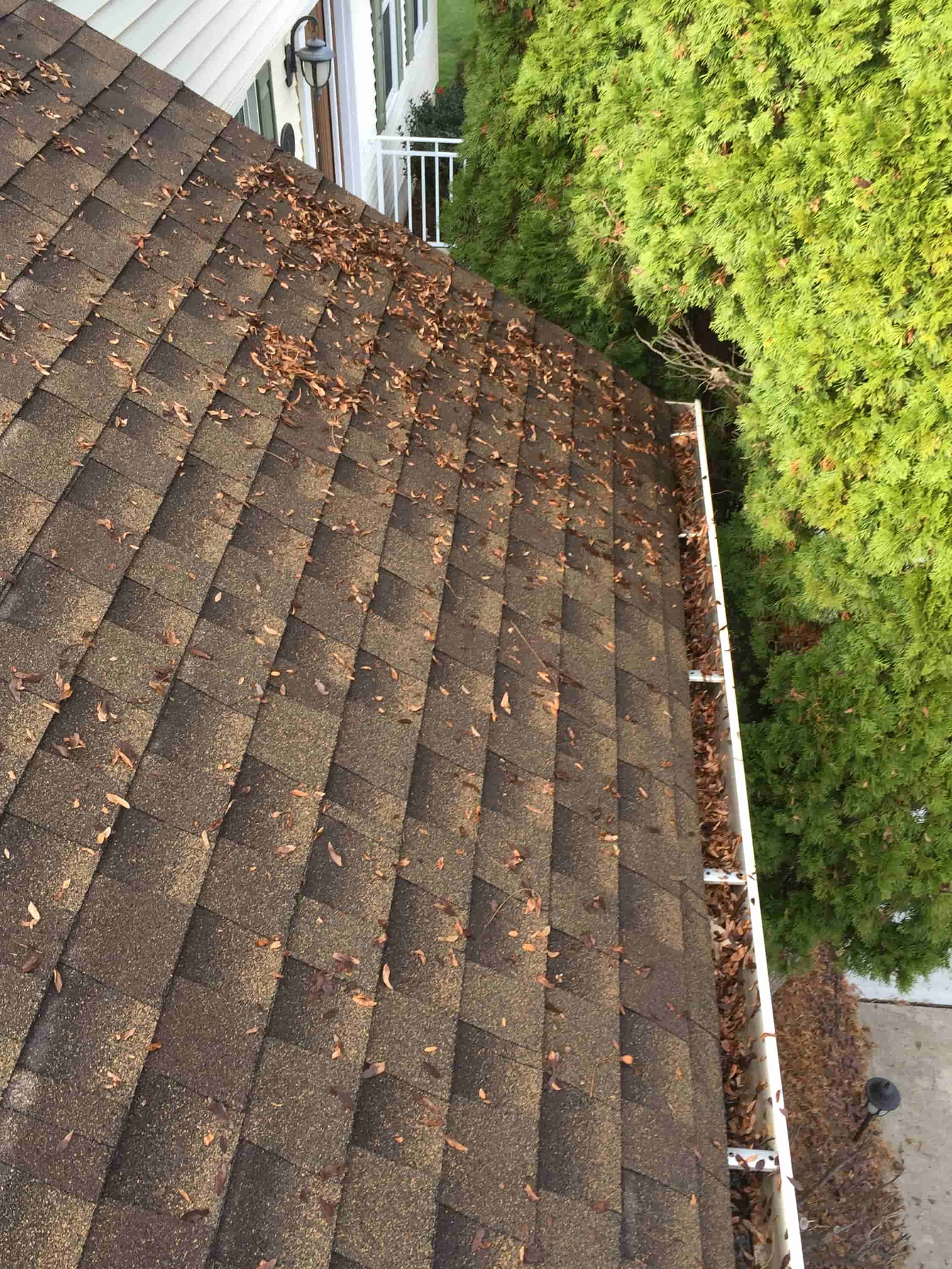 how to clean stained gutters