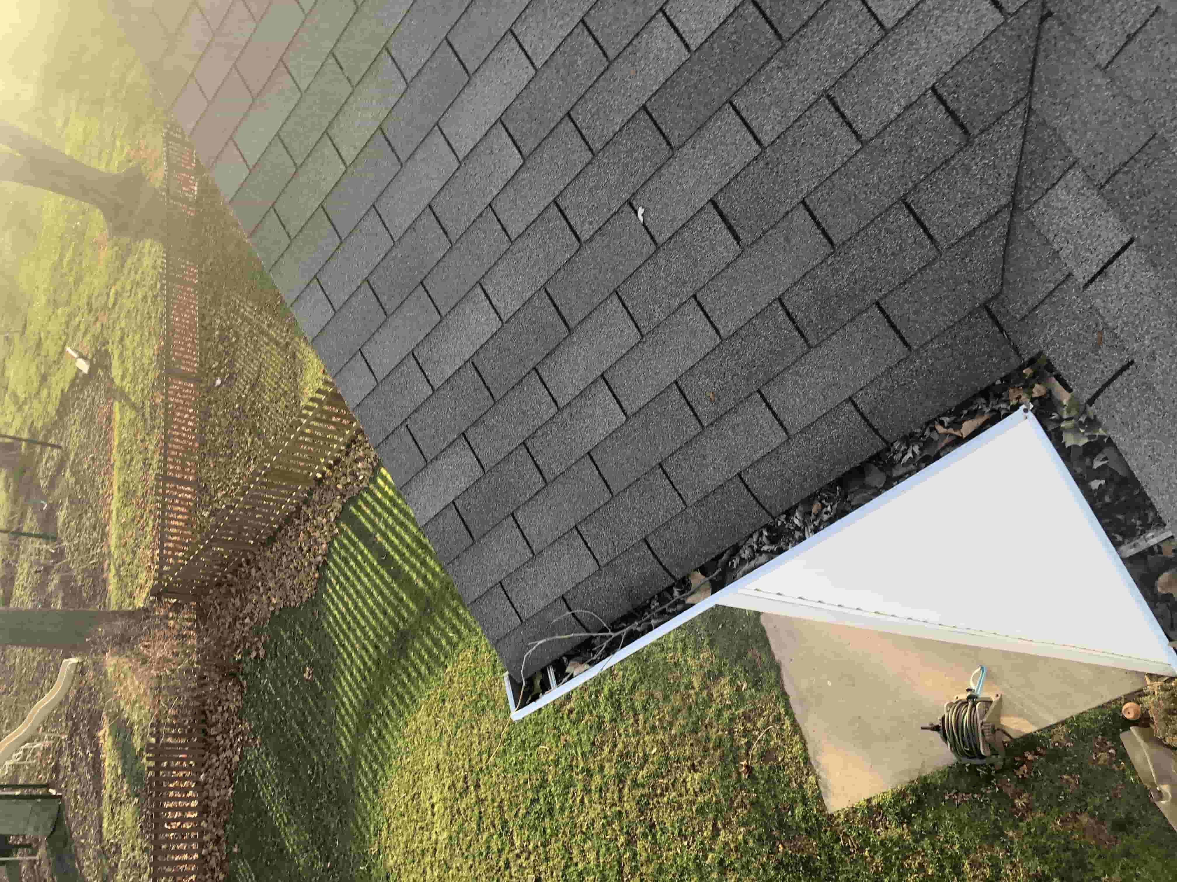 ladder attachment for cleaning gutters