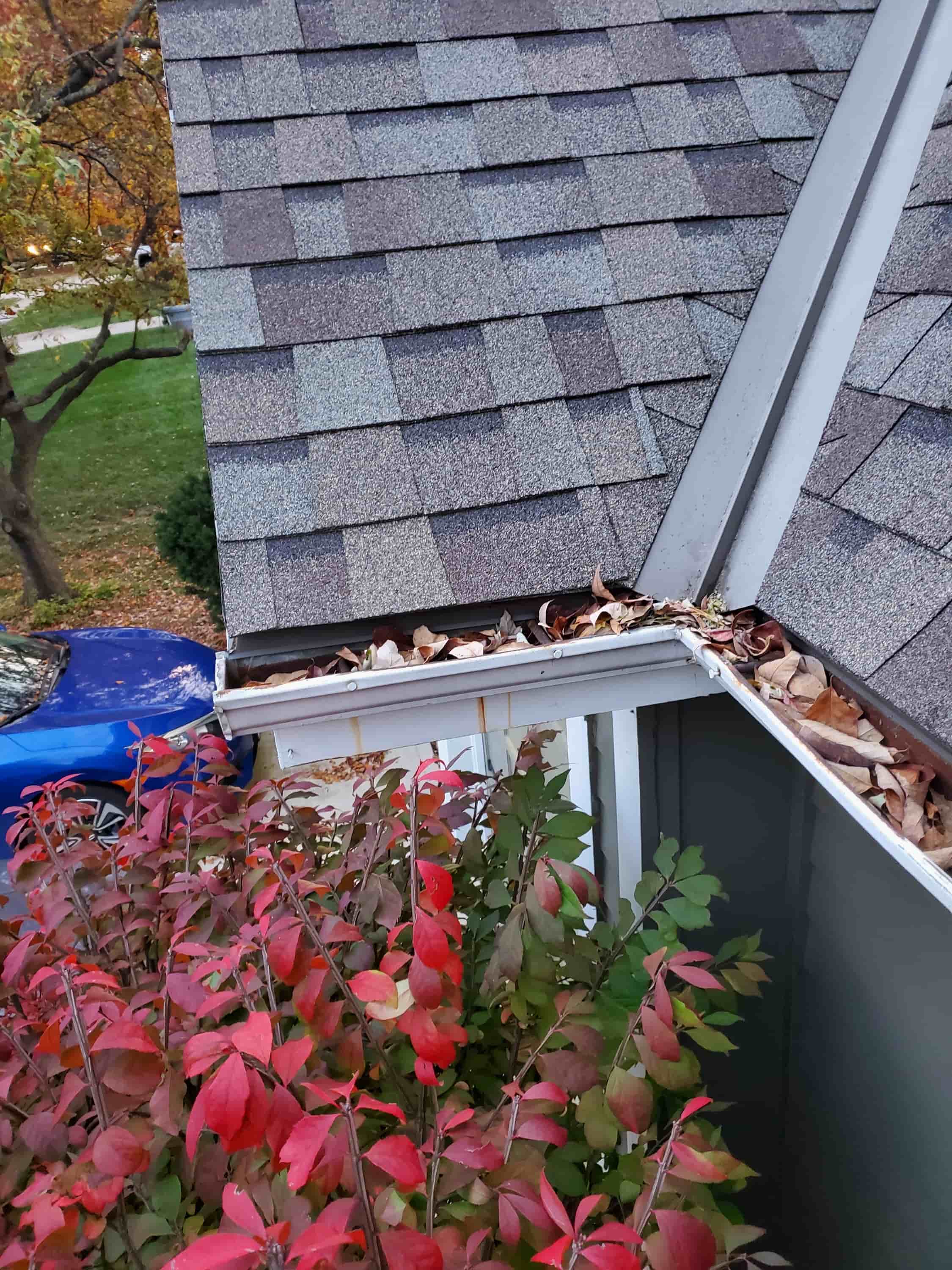 high level gutter cleaning