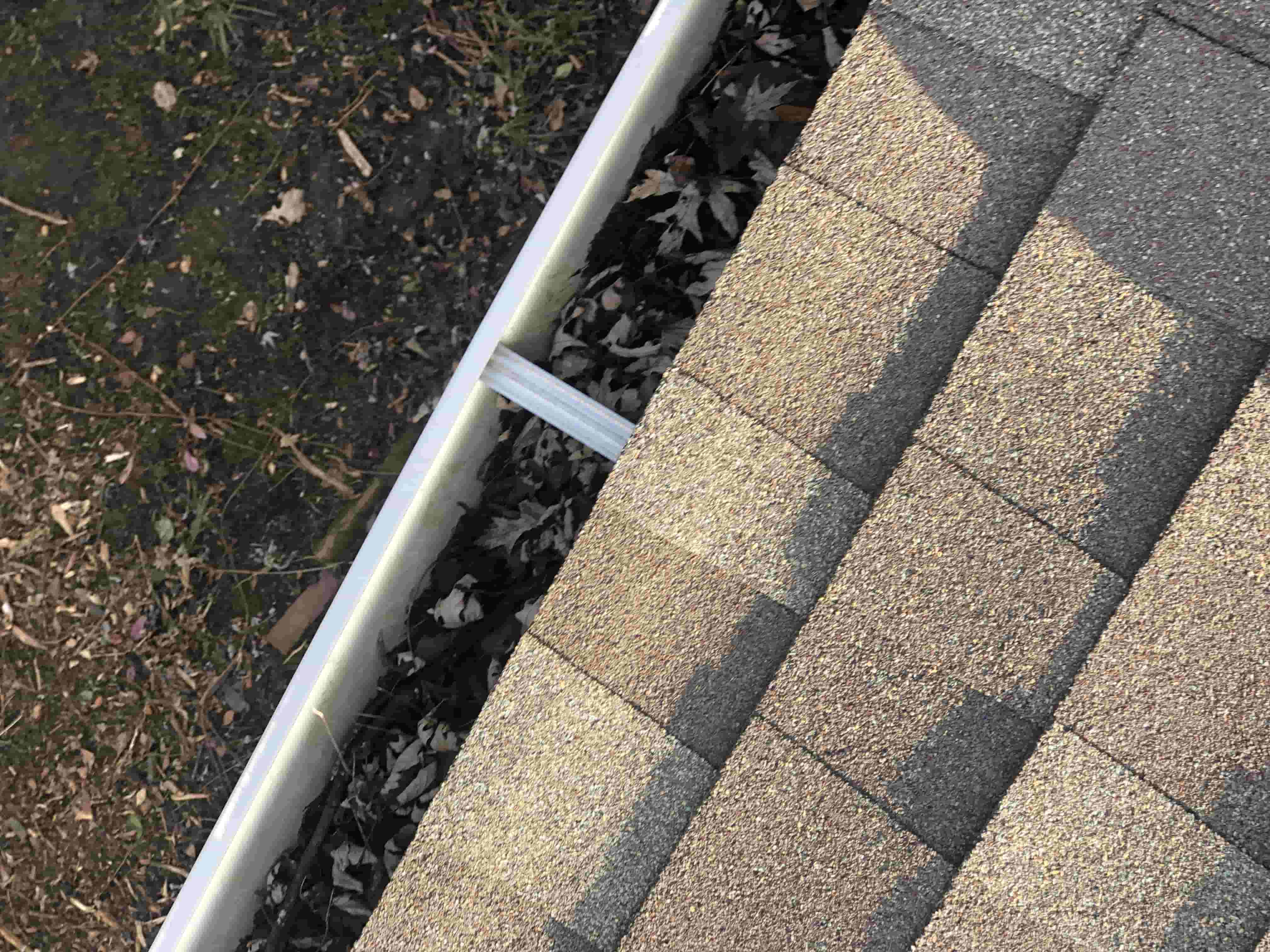 cleaning gutters from the ground 