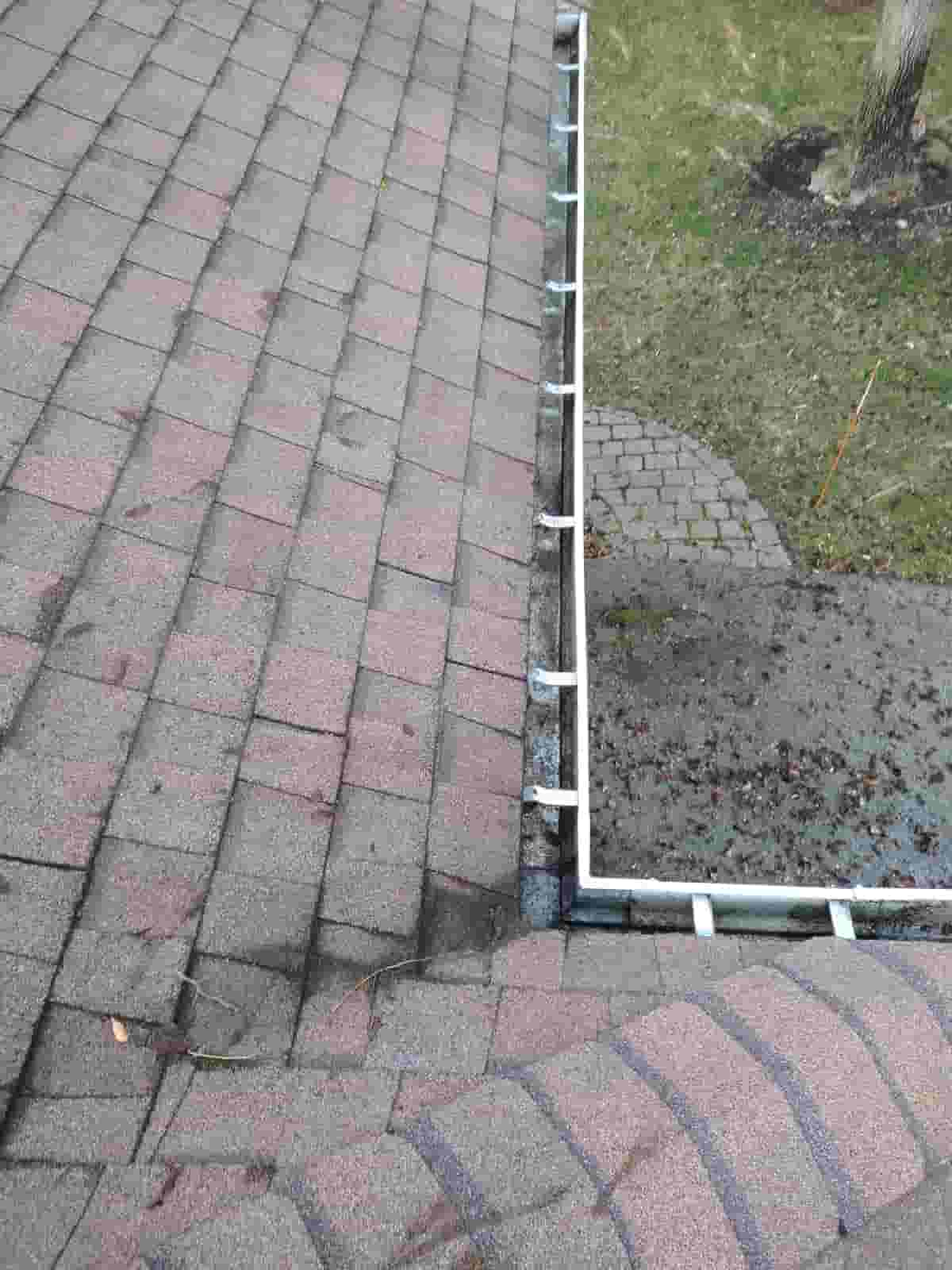 clean gutter exterior