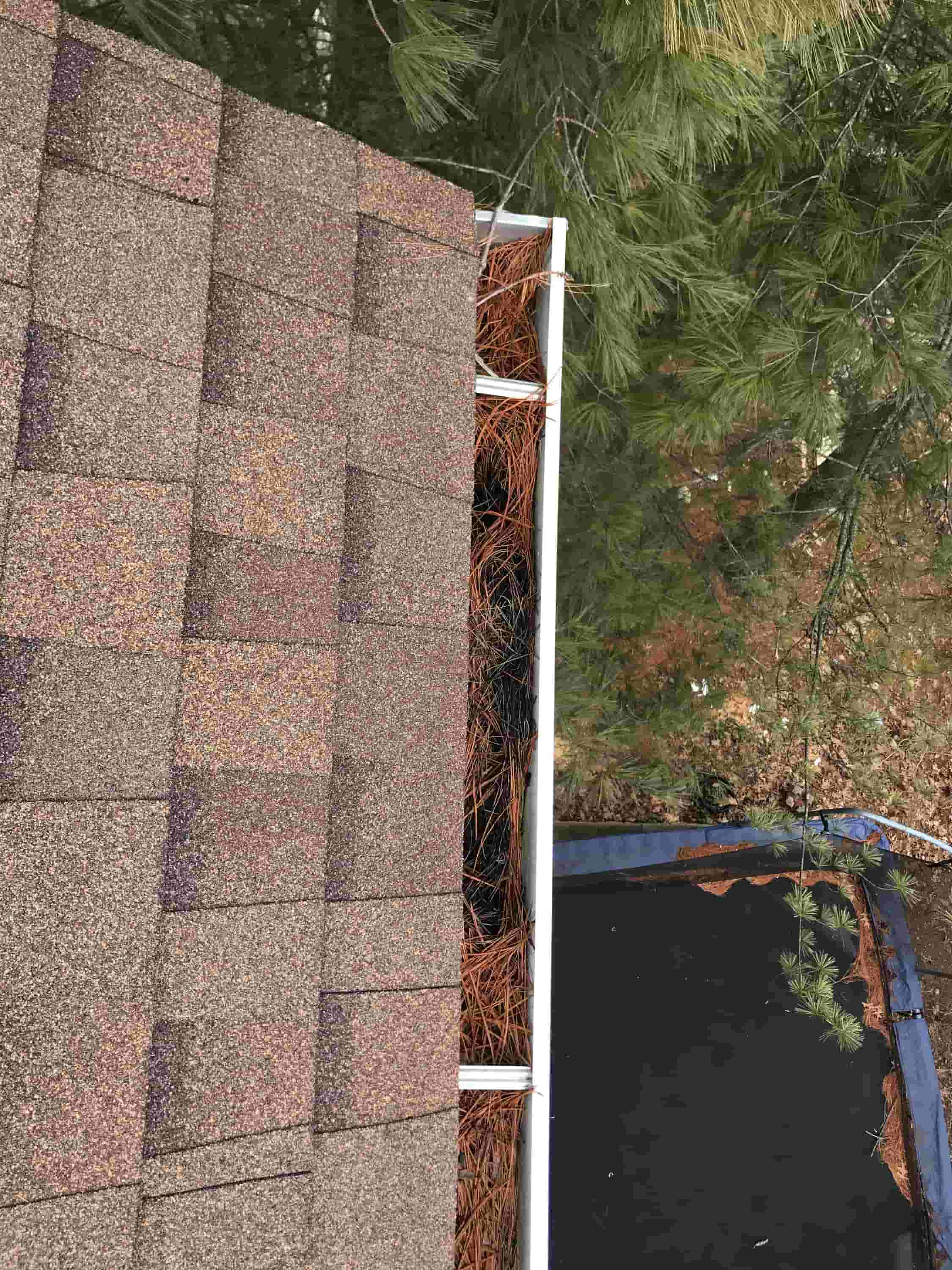 how to clean second story gutters