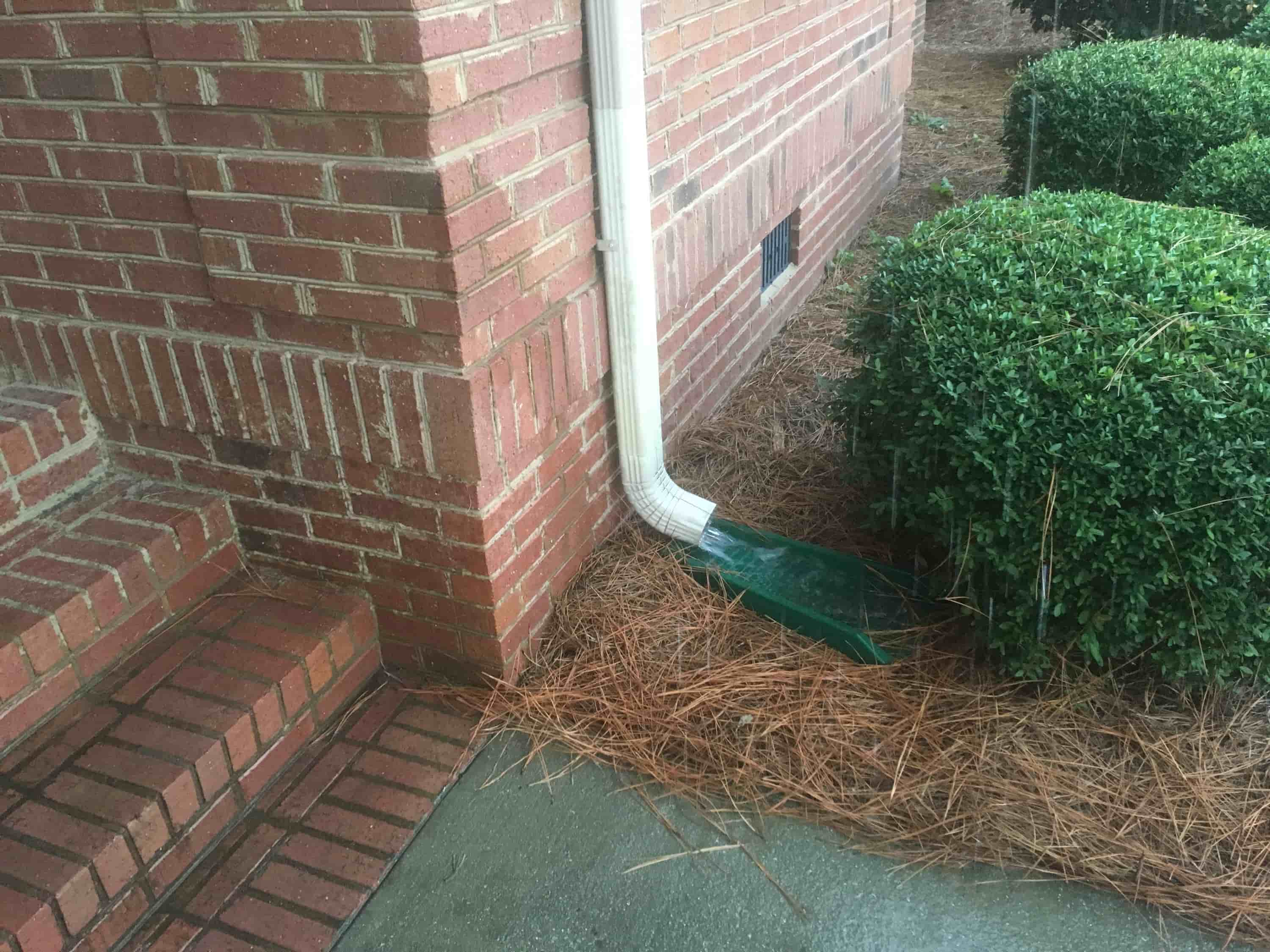 cleaning gutters from ground level