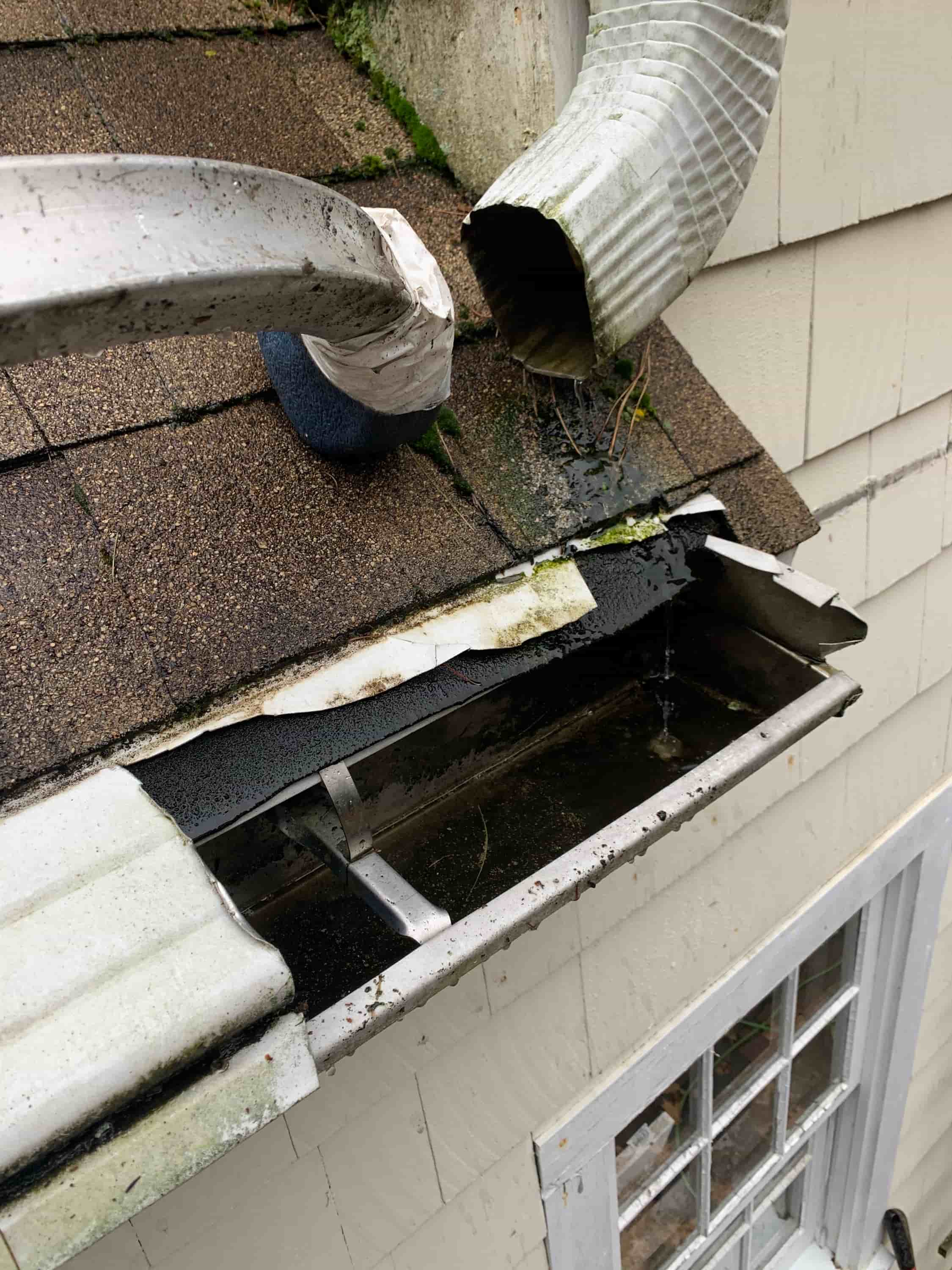 clean out gutter drains
