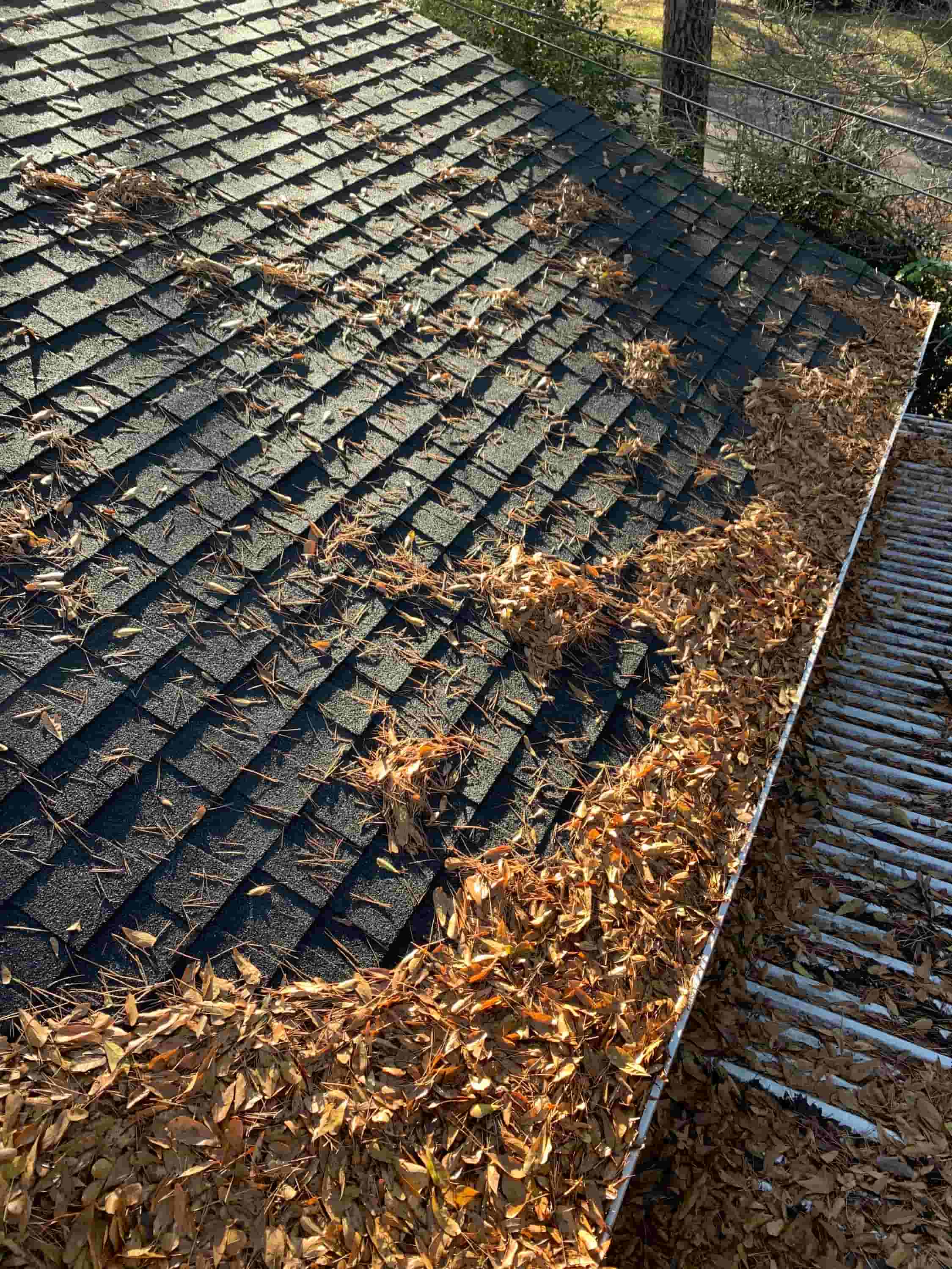 pressure wash gutters
