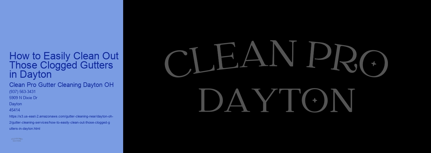How to Easily Clean Out Those Clogged Gutters in Dayton 