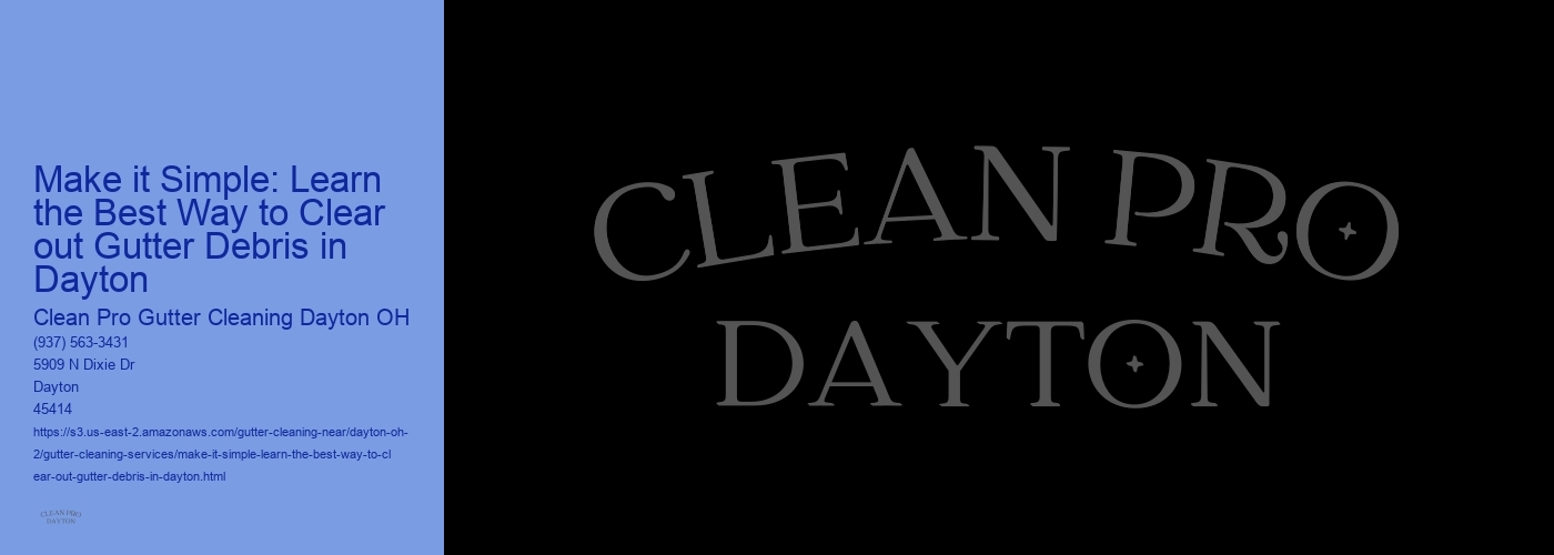 Make it Simple: Learn the Best Way to Clear out Gutter Debris in Dayton 