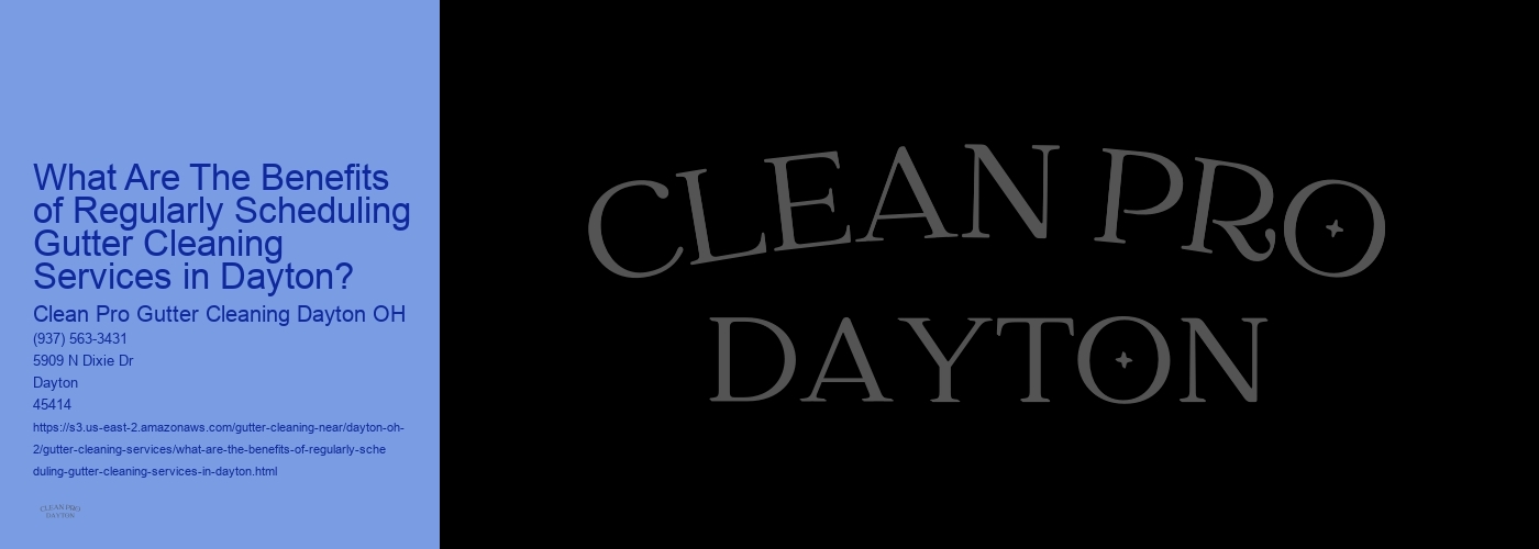 What Are The Benefits of Regularly Scheduling Gutter Cleaning Services in Dayton?
