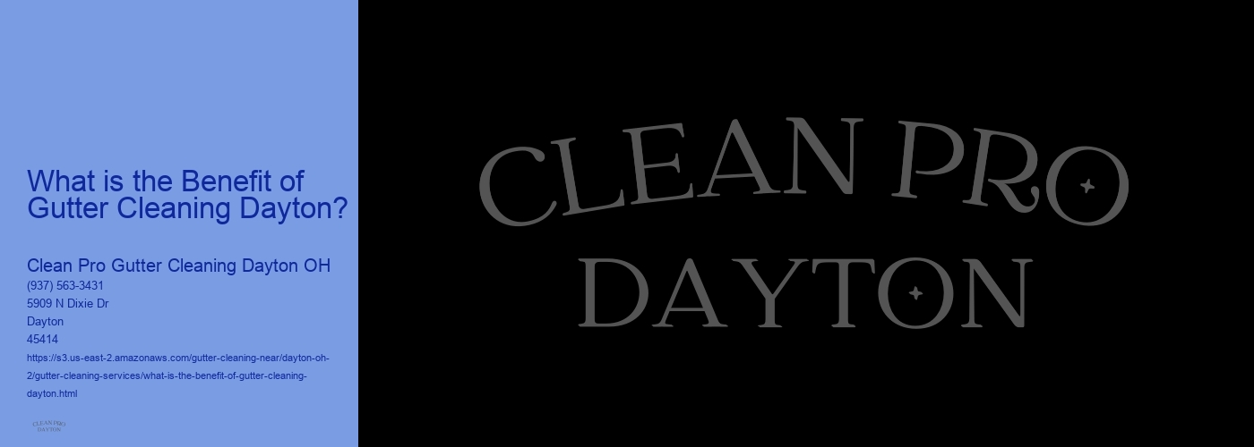 What is the Benefit of Gutter Cleaning Dayton? 