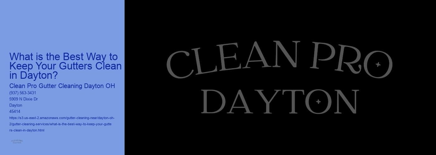 What is the Best Way to Keep Your Gutters Clean in Dayton? 