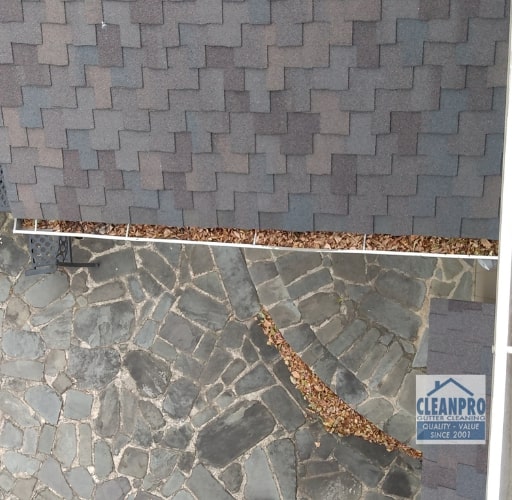 cleaning gutters by hand