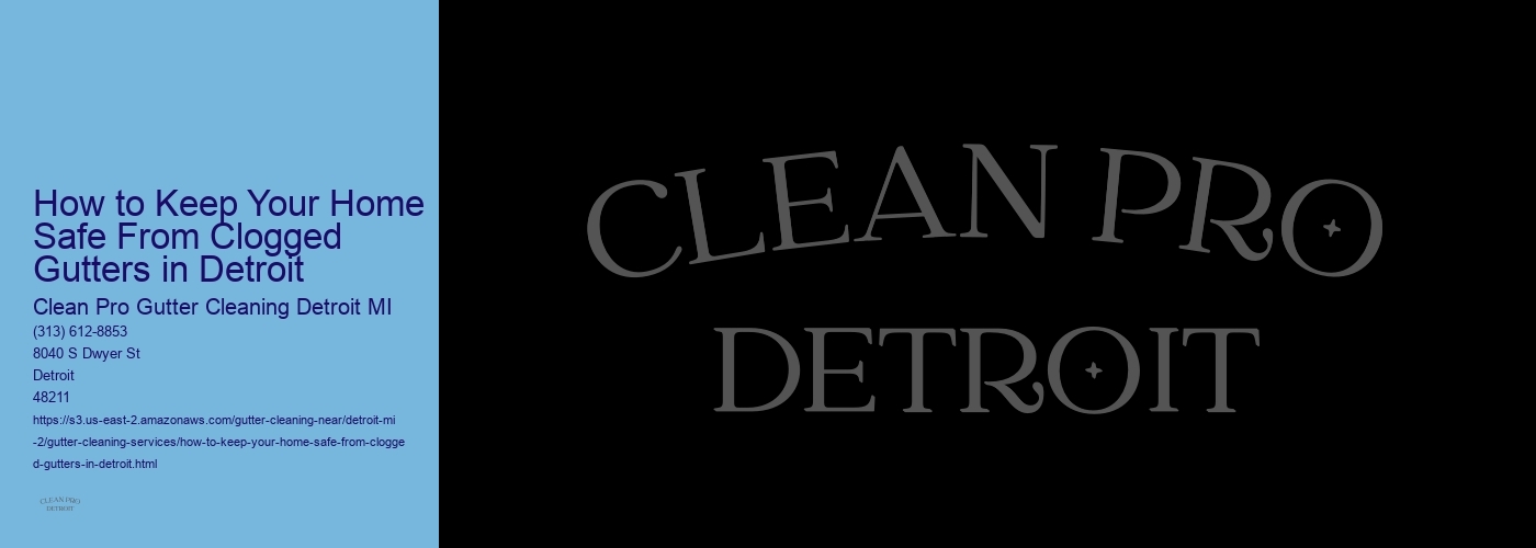 How to Keep Your Home Safe From Clogged Gutters in Detroit 
