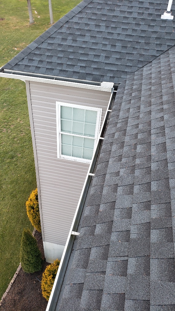 diy gutter cleaning from the ground