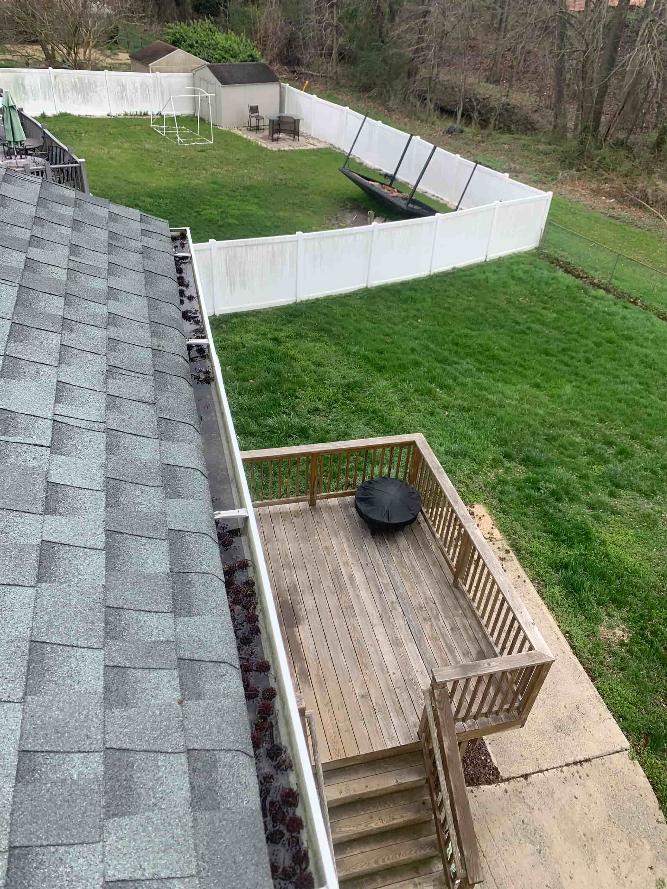 how to clean gutters in winter