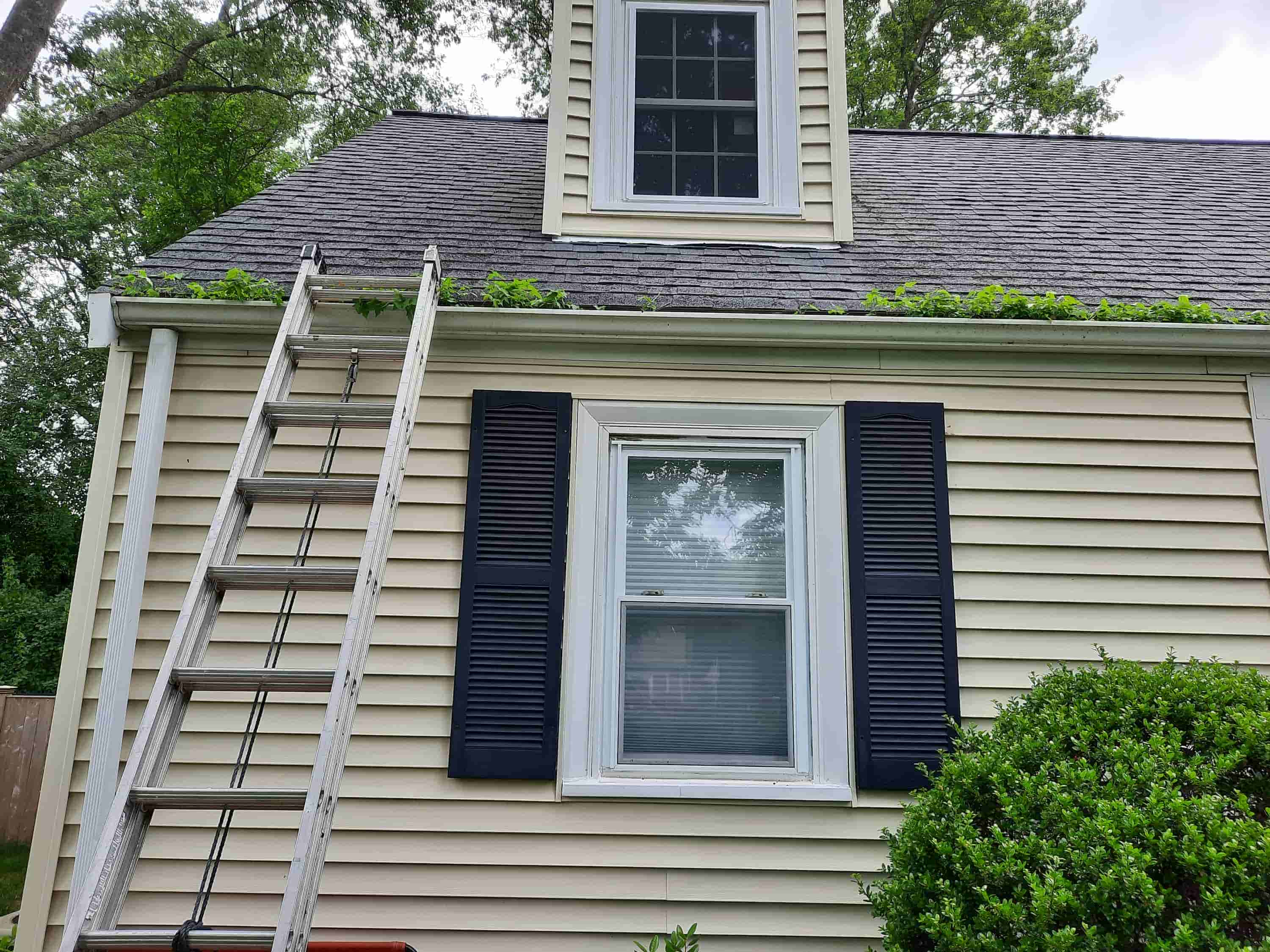 how to clean eaves and gutters