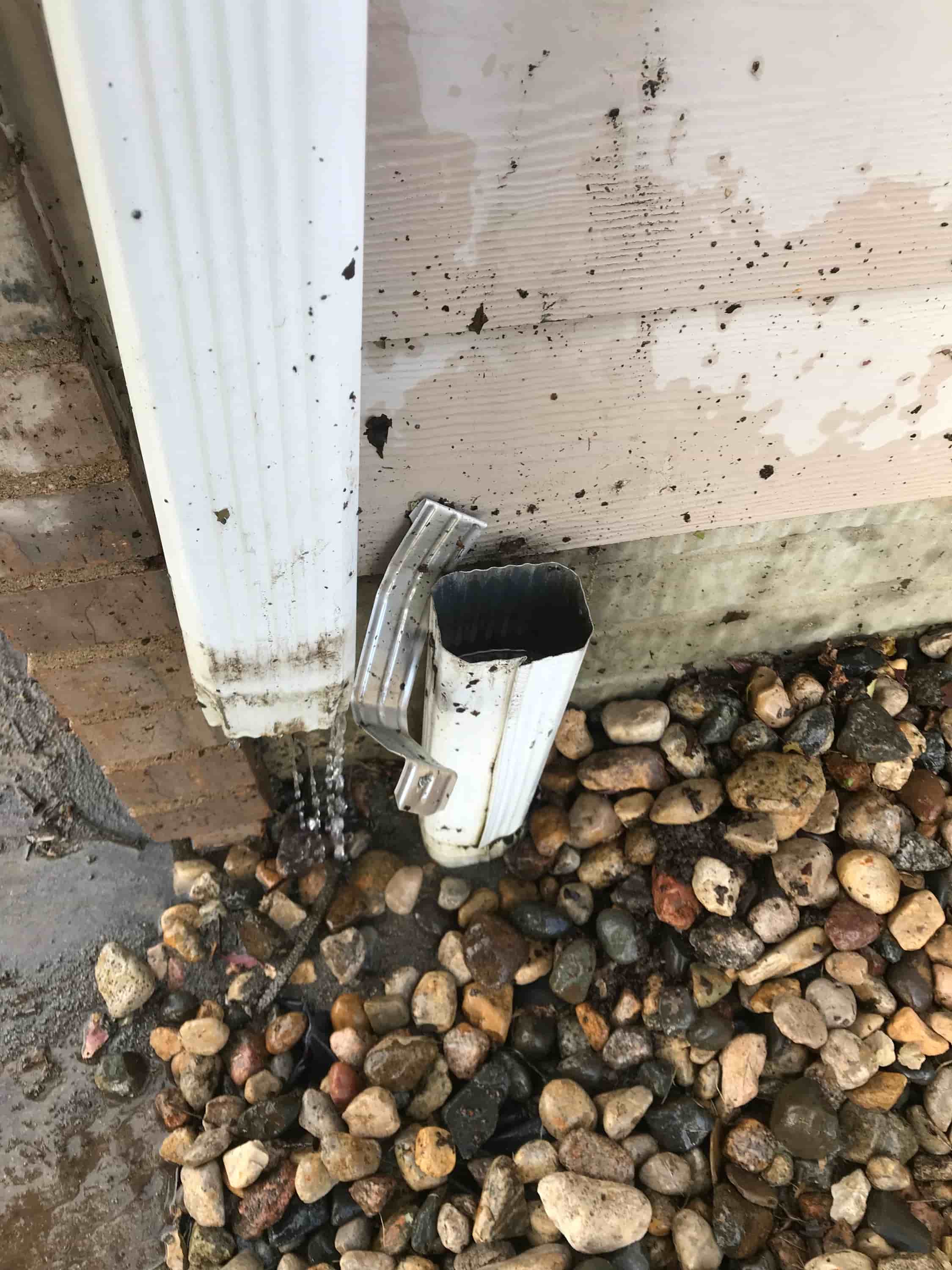 fix hole in gutter