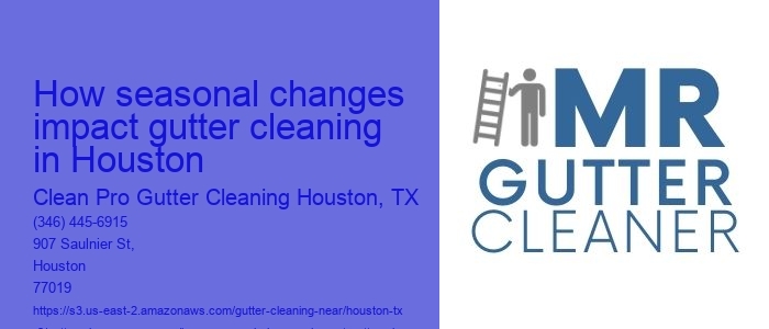 How seasonal changes impact gutter cleaning in Houston
