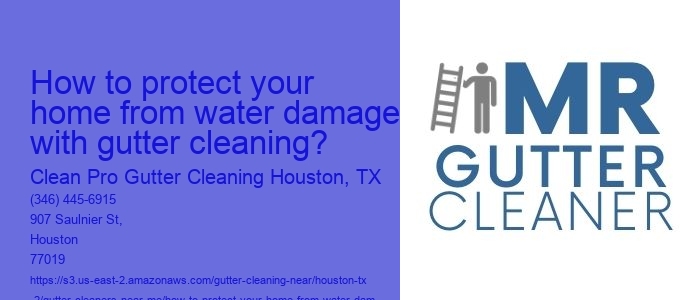 How to protect your home from water damage with gutter cleaning?