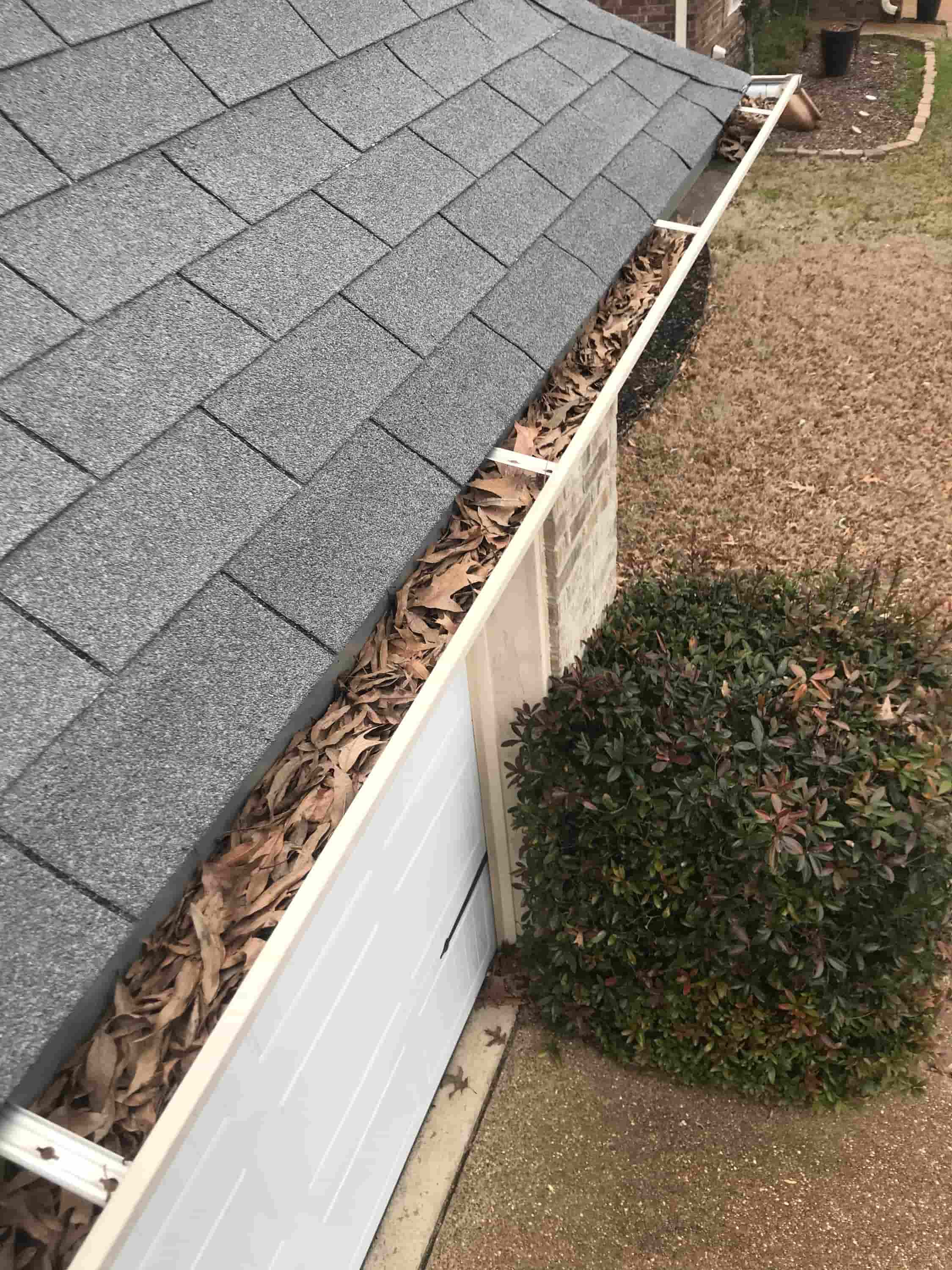 getting gutters cleaned