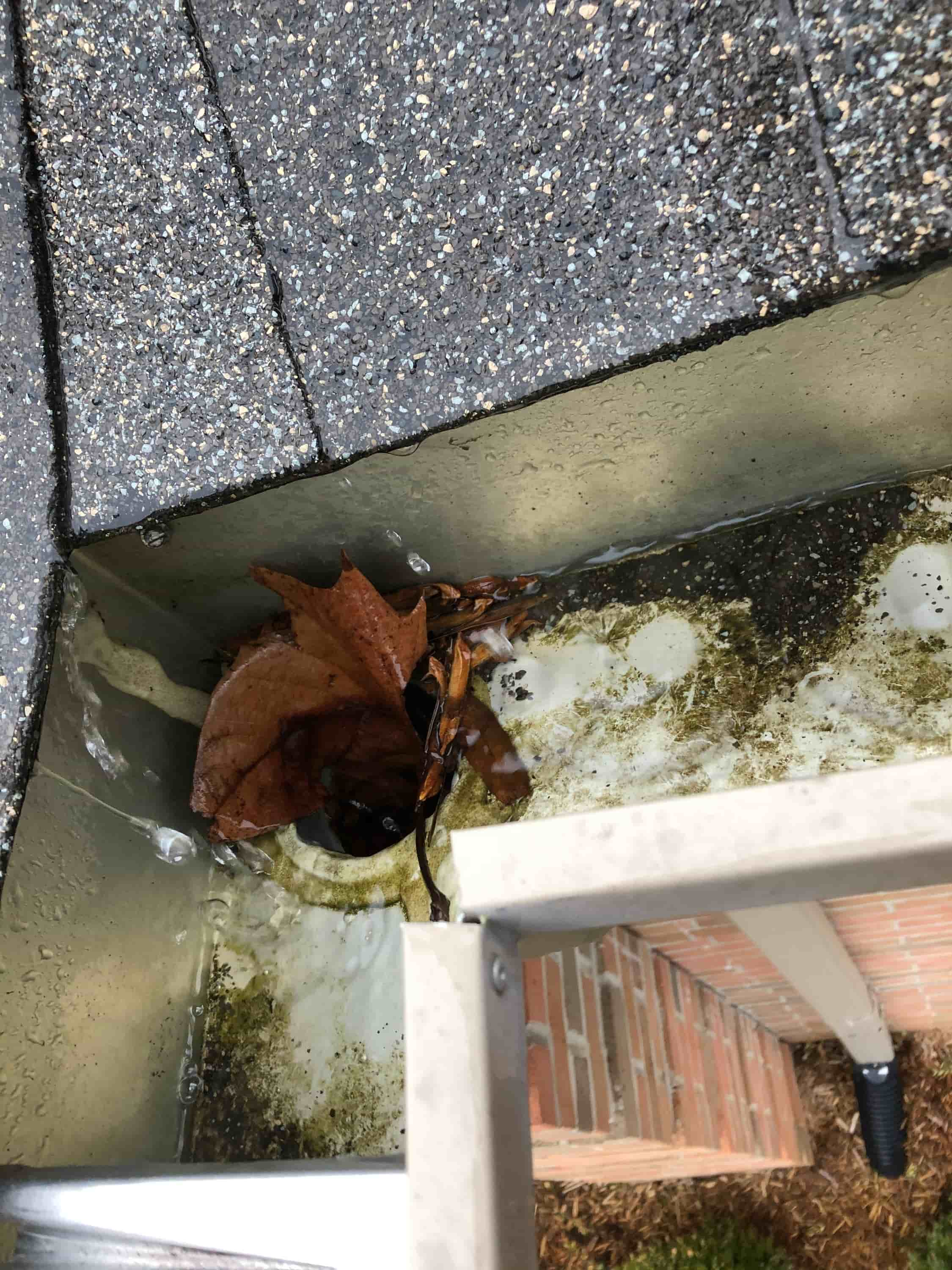 removing gutters from house