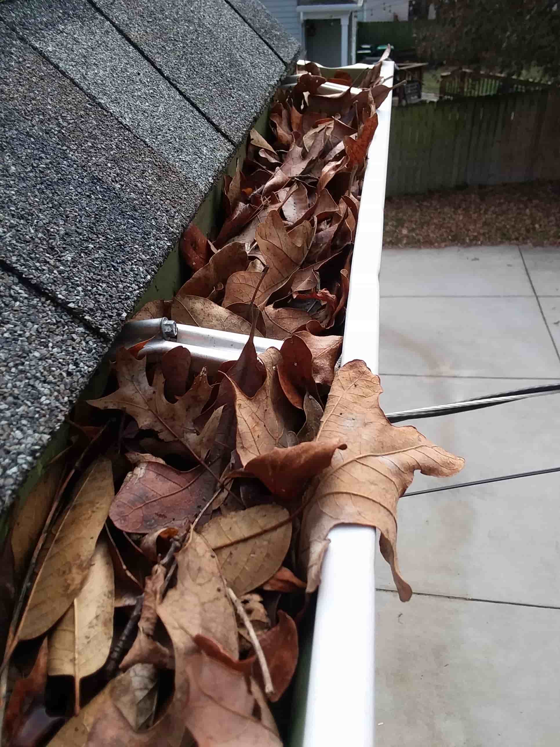 best way to clean high gutters
