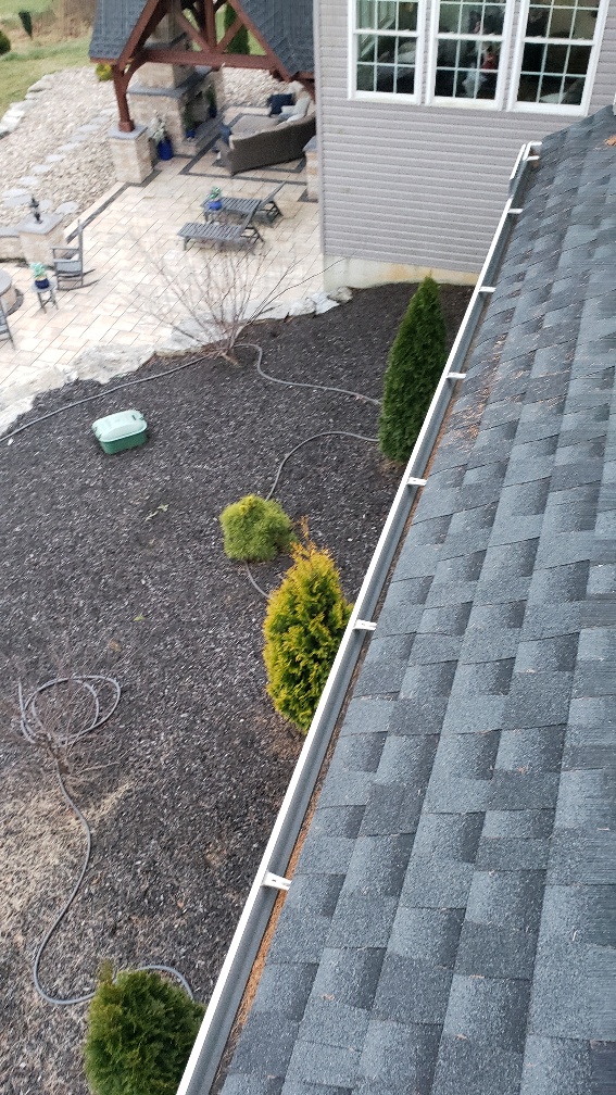 debris in gutters