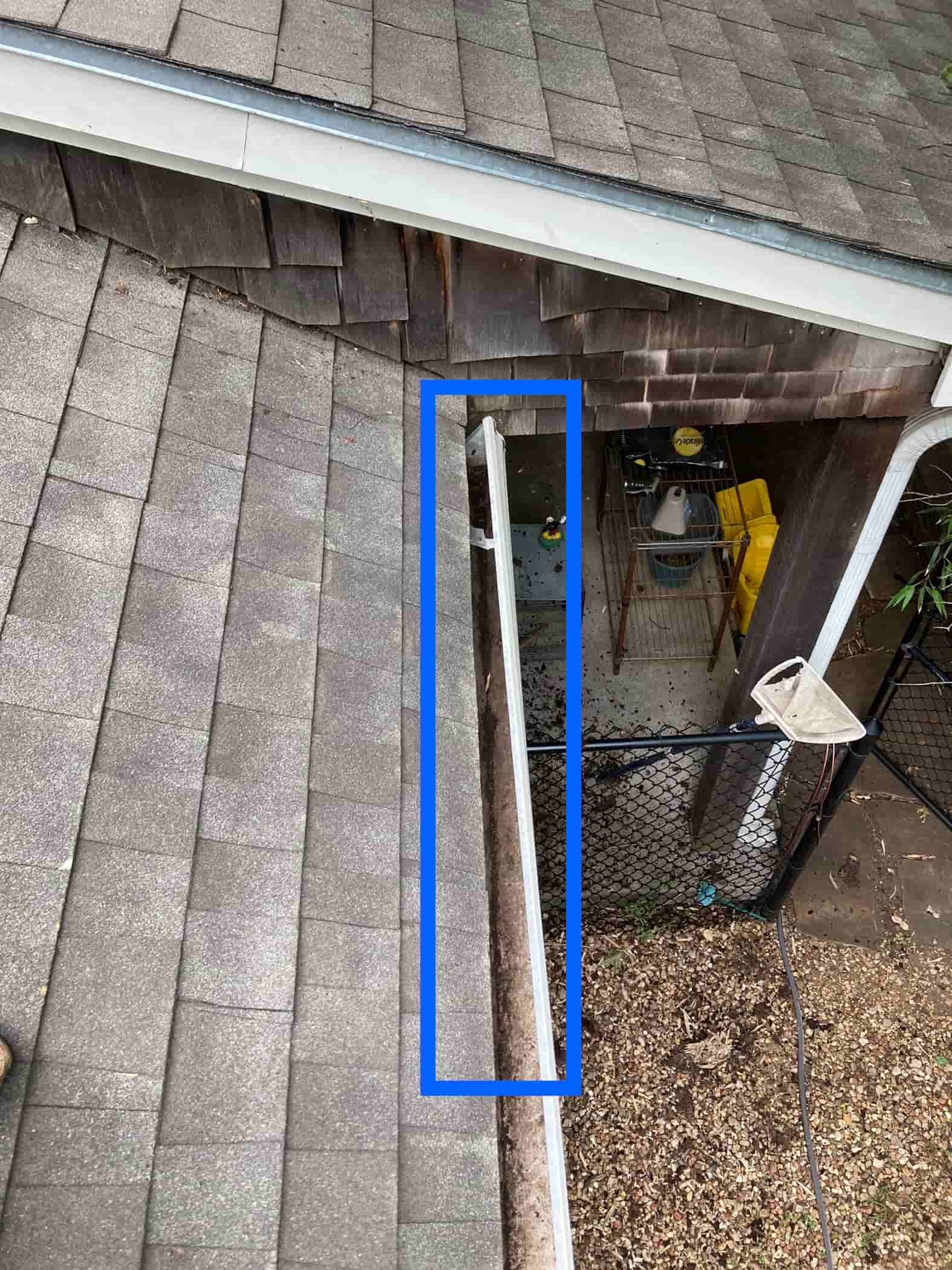 how to clean covered gutters