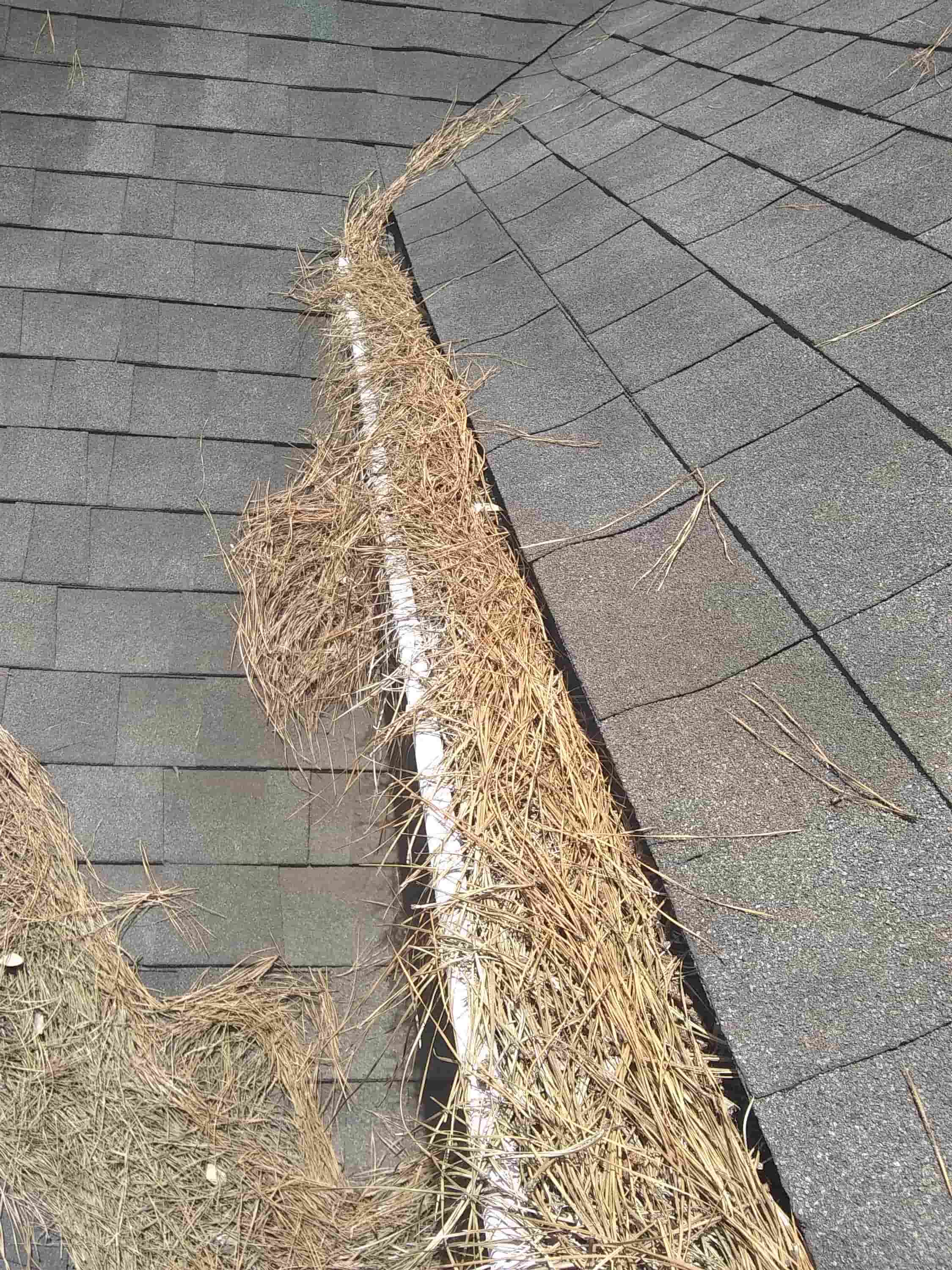 how to open clogged gutter