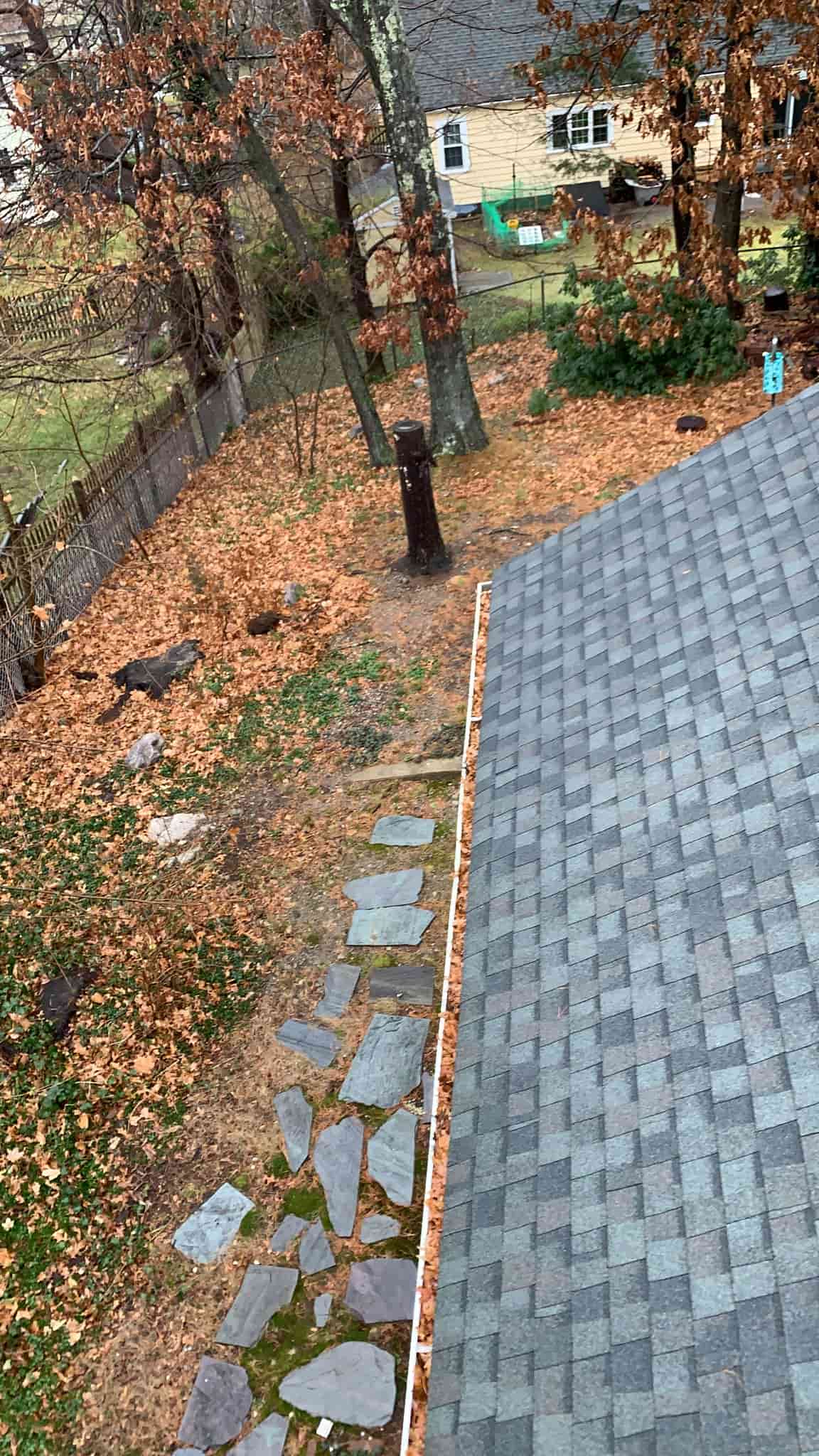 unclogging downspouts