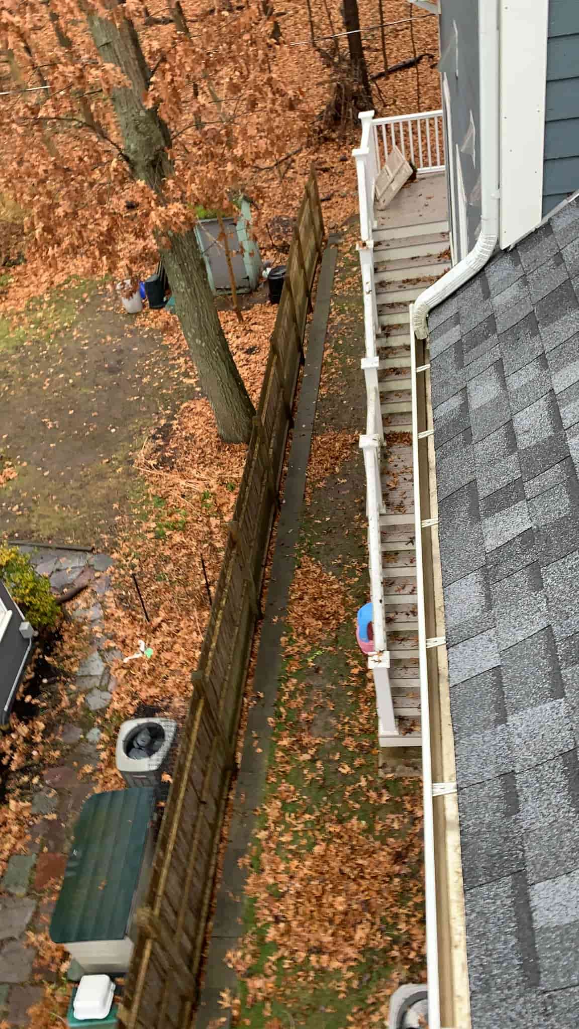 rock painting and gutters
