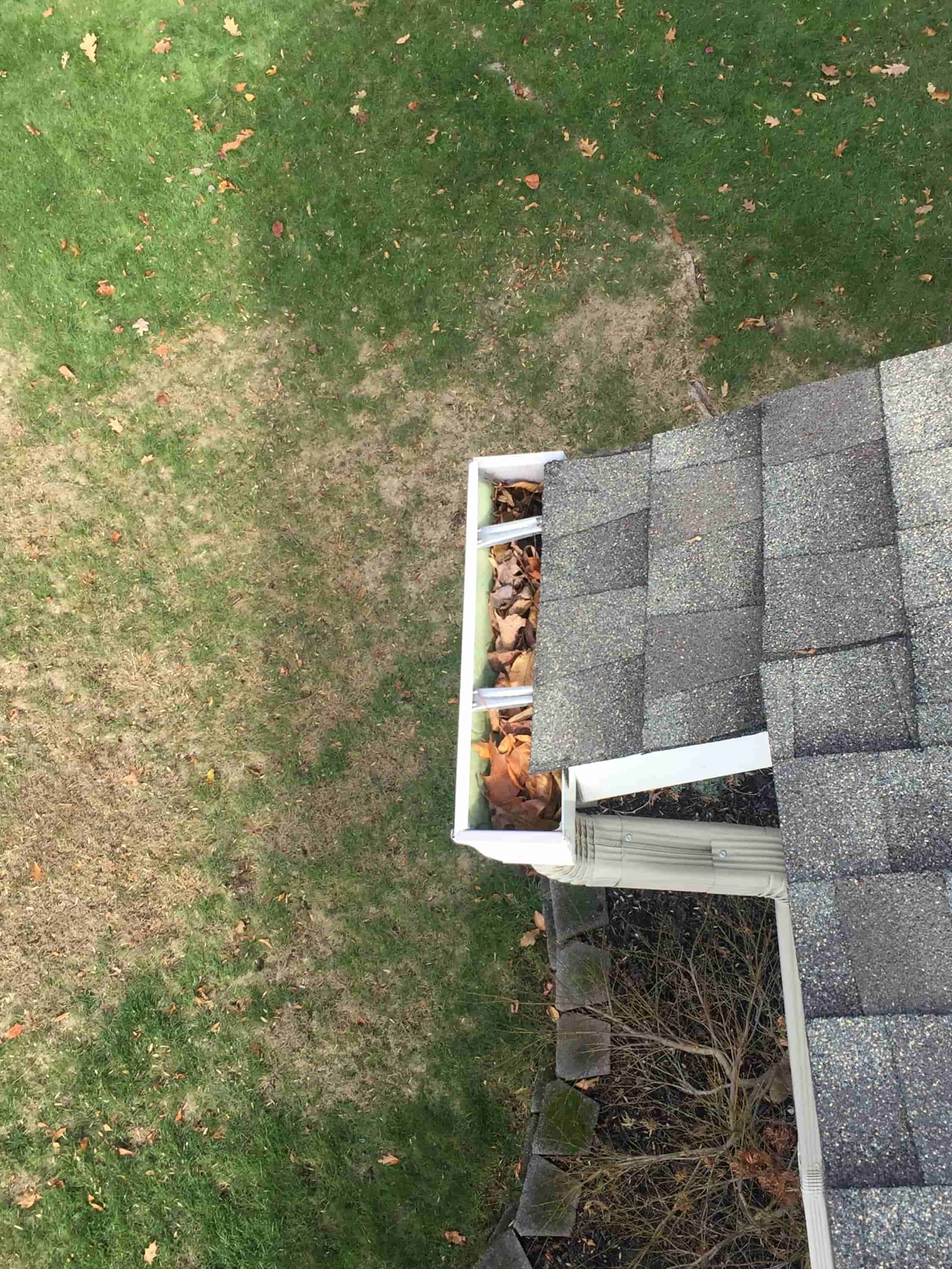 how to clear blocked gutter downpipe